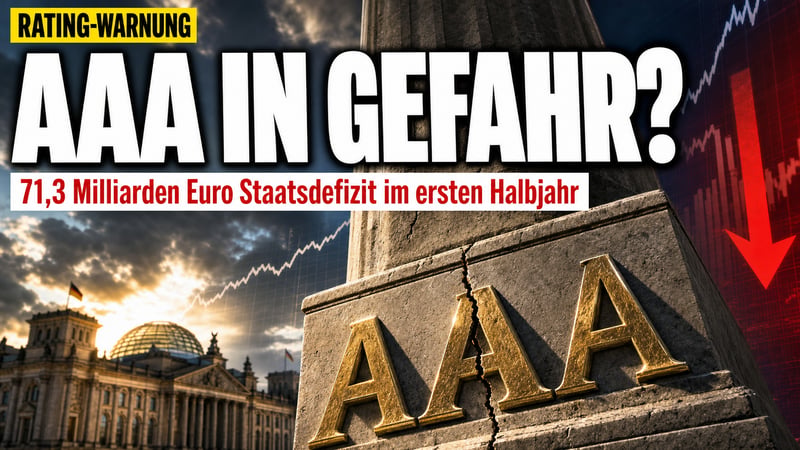 71,3 Milliarden Minus: Wackelt Deutschlands Bestnote AAA?