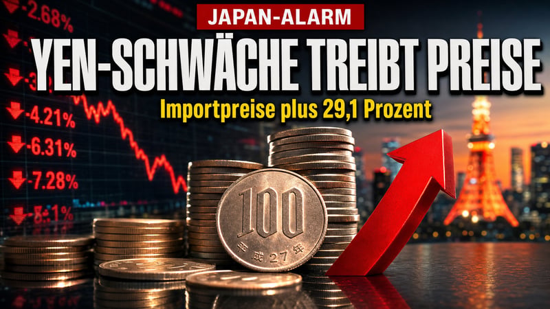 7,2 Prozent: Japans Preis-Alarm entlarvt die Yen-Falle