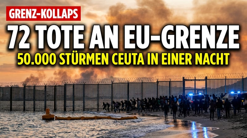 72 Tote, 50.000 Grenzstürmer, eine Schwimmboje: Wie Europas Außengrenze in Ceuta binnen Stunden kollabierte