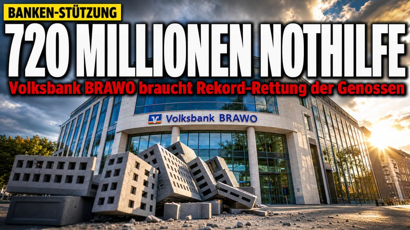 720 Millionen für eine Volksbank: Der größte Rettungsfall der Genossen