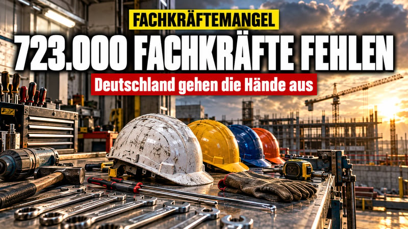 723.000 fehlende Fachkräfte: Deutschland gehen die Hände aus!
