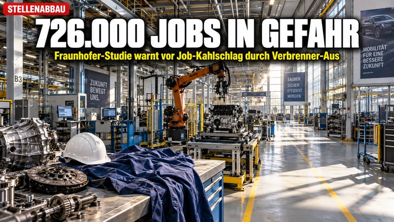 726.000 Jobs auf der Kippe: Das Verbrenner-Aus ist nur die halbe Wahrheit