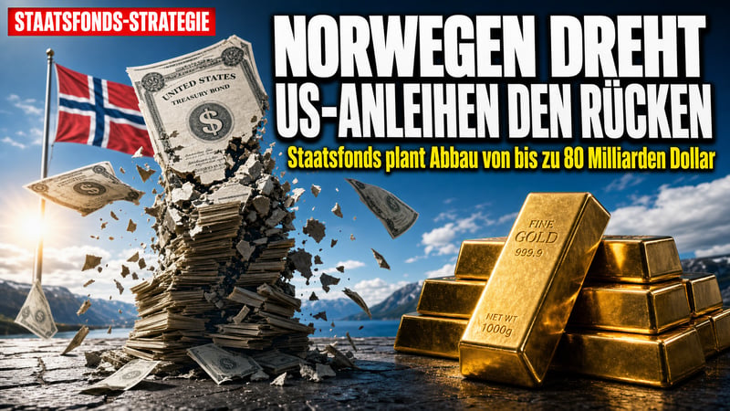 80 Milliarden abgestoßen: Norwegen kehrt US-Anleihen den Rücken!
