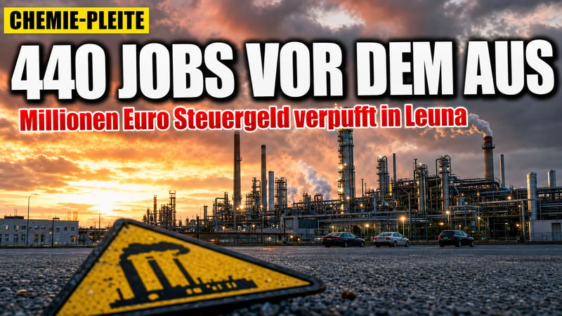 80 Millionen Euro verbrannt: Chemie-Aus in Leuna kostet 440 Jobs
