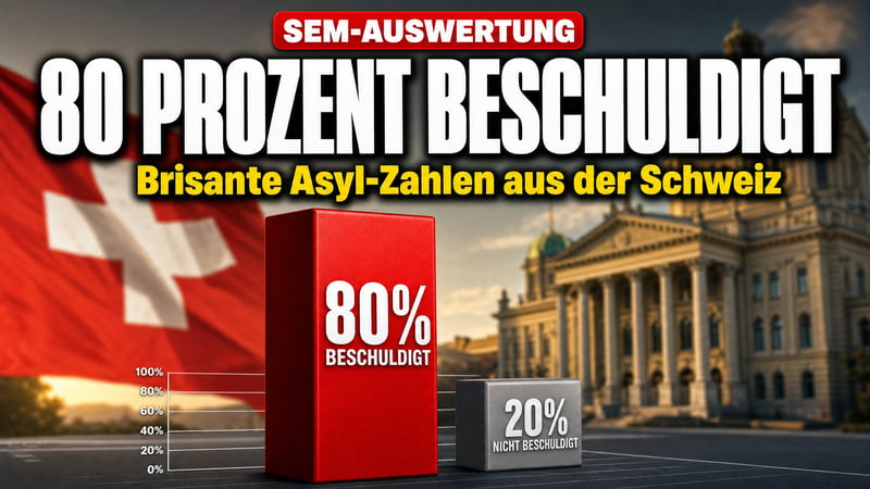 80 Prozent beschuldigt: Brisante Asyl-Zahlen aus der Schweiz