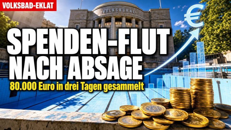 80.000 Euro in drei Tagen: Spendenflut nach „Volksbad“-Eklat