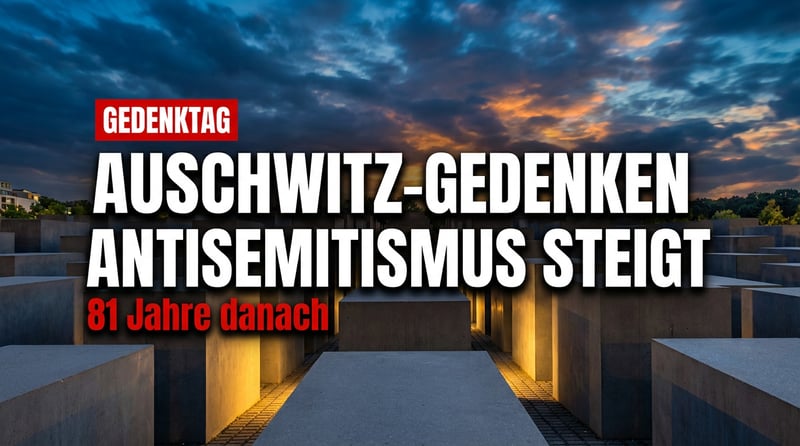 81 Jahre nach Auschwitz: Deutschland gedenkt der Holocaust-Opfer – doch haben wir wirklich aus der Geschichte gelernt?