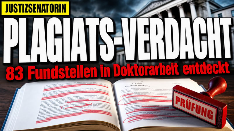 83 Fundstellen: Berlins Justizsenatorin unter Plagiatsverdacht