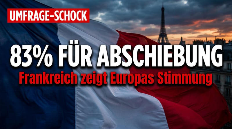 83 Prozent der Franzosen wollen kriminelle und arbeitslose Ausländer abschieben – ein Weckruf für ganz Europa