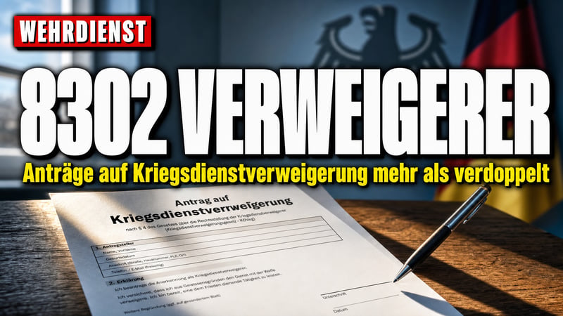 8302 Verweigerer: Der stille Aufstand gegen den neuen Wehrdienst