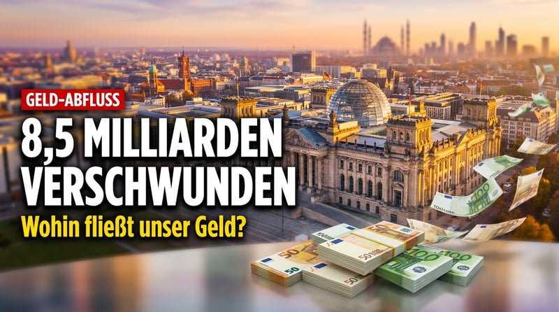 8,5 Milliarden Euro verlassen Deutschland: Wie das hart erarbeitete Geld ins Ausland abfließt