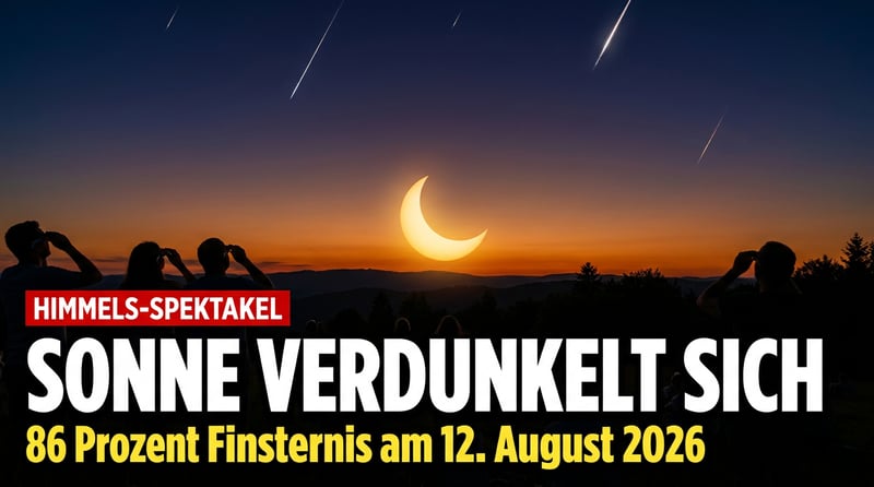 86 Prozent Finsternis über Deutschland: Warum der 12. August 2026 ein Abend für Frühaufsteher unter den Nachtschwärmern wird