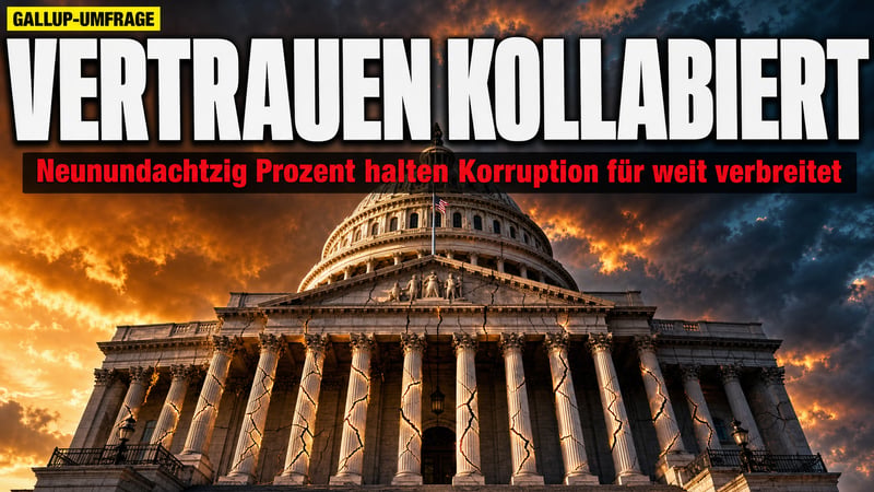 89 Prozent: Amerikas Vertrauen in den Staat kollabiert