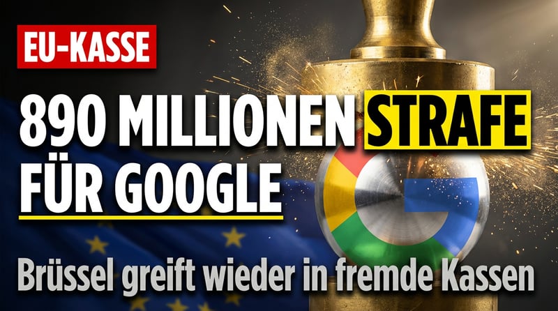 890 Millionen Euro Strafe: Brüssels Selbstbedienungsladen greift wieder in fremde Kassen