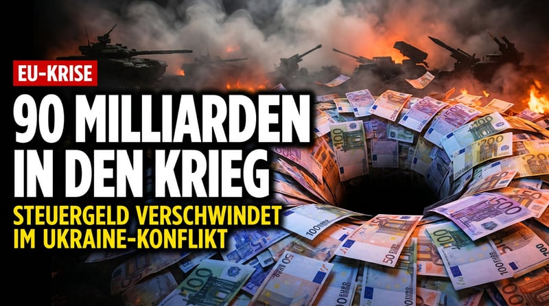 90 Milliarden Euro für Kiew: EU pumpt Steuergeld in einen Krieg ohne Ende