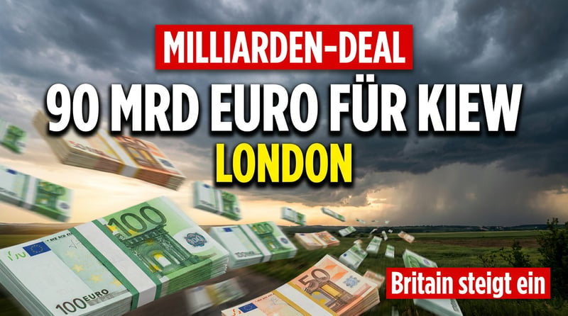 90-Milliarden-Euro-Geldspritze für Kiew: London springt auf den EU-Zug auf