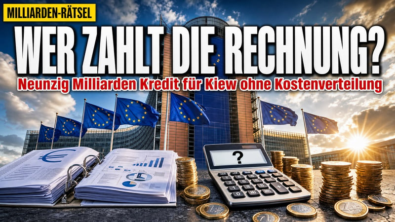 90 Milliarden für Kiew: Brüssel weiß nicht, wer die Rechnung zahlt
