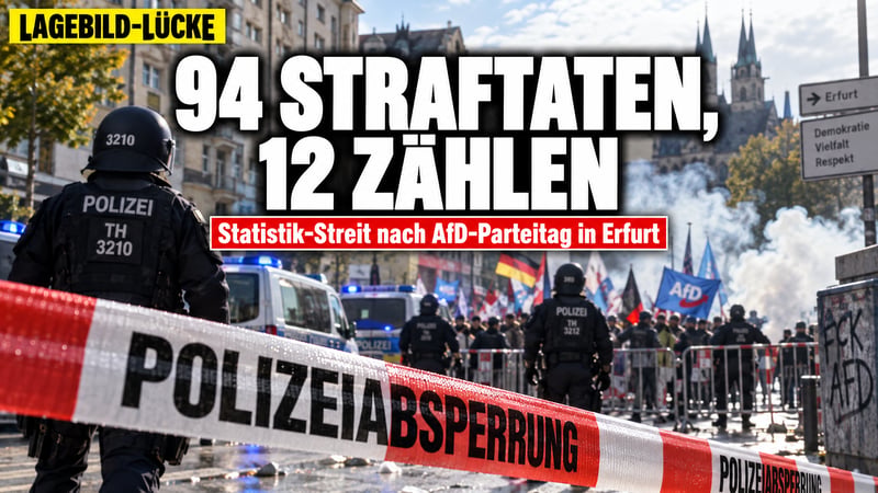 94 Straftaten, kaum Linksextremismus: Thüringens blinder Fleck?