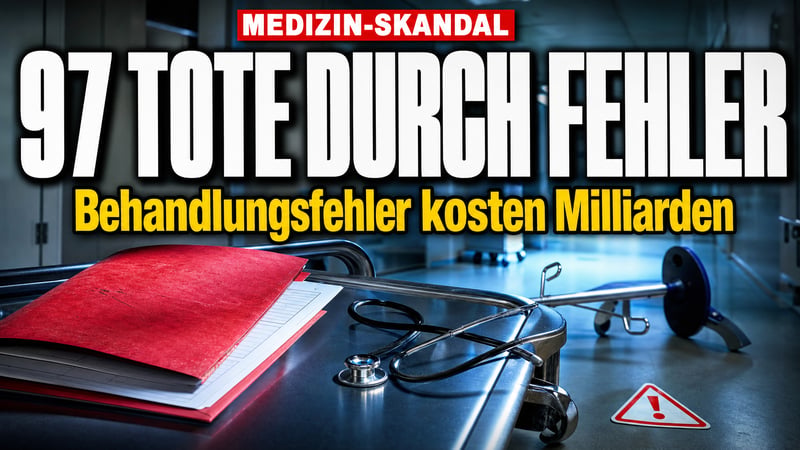 97 Tote durch Behandlungsfehler: Die Milliarden-Wunde im System