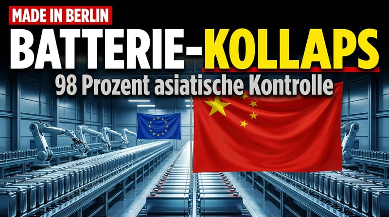 98 Prozent in asiatischer Hand: Europas Batterie-Traum zerschellt an der eigenen Bürokratie