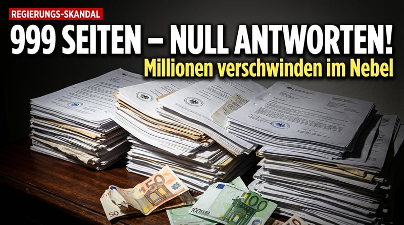 999 Seiten Nebelkerze: Wie die Bundesregierung den Bürger im Dunkeln lässt