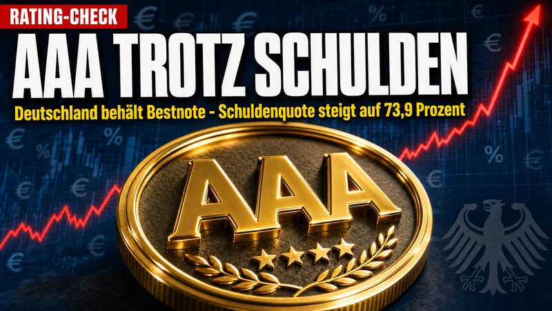 AAA trotz Schuldenrausch: Warum Deutschland die Bestnote behält