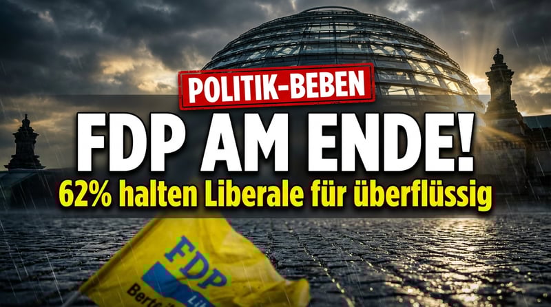 Abgesang auf die FDP: Zwei Drittel der Deutschen halten die Liberalen für überflüssig
