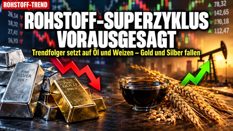Abgesang auf Gold? Warum ein Trendfolger jetzt auf Ă–l und Weizen setzt