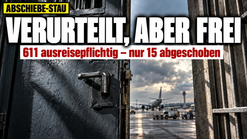 Abschiebe-Akten: Verurteilt, ausreisepflichtig – und trotzdem frei!