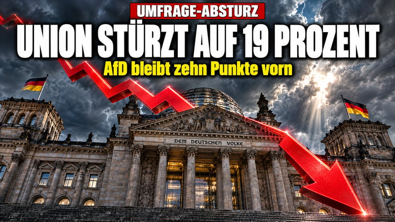 Absturz auf 19 Prozent: Merz' Union erlebt ihren schwärzesten Moment
