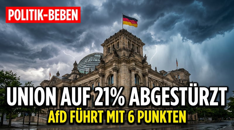 Absturz im Zeitraffer: Die Union erreicht ihren Tiefpunkt – und keiner in Berlin will es wahrhaben