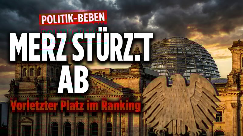 Absturz ins Bodenlose: Kanzler Merz auf dem vorletzten Platz der Beliebtheitsskala