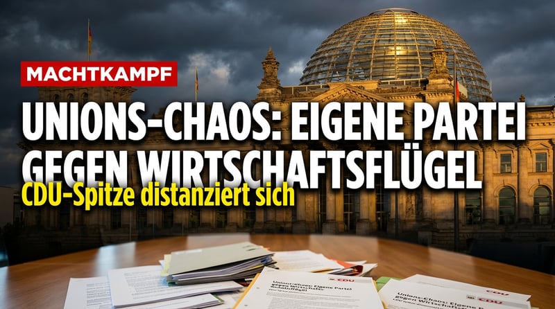 Absurder Teilzeit-Vorstoß: Selbst die eigene Partei distanziert sich vom Wirtschaftsflügel