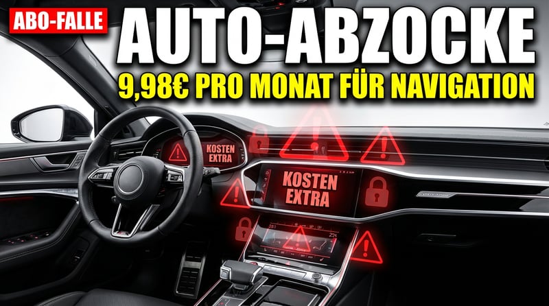 Abzocke auf vier Rädern: Wie Autohersteller ihre Kunden mit versteckten Abo-Fallen schröpfen