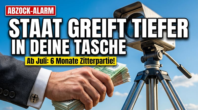 Abzocke per Gesetz: Wie der Staat ab Juli noch tiefer in die Taschen der Autofahrer greift