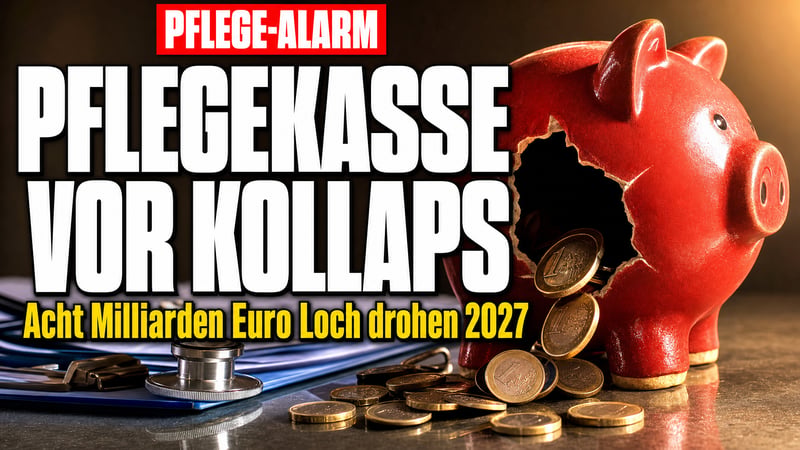 Acht Milliarden Loch: Pflegekasse steuert 2027 auf den Kollaps zu