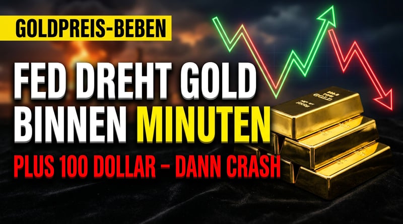 Achterbahn in Gold: Wie die Fed den Markt binnen Minuten um 100 Dollar drehte