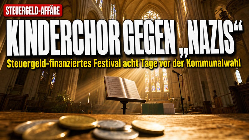 Achtjährige singen von „Nazis“: Kirchenkonzert mit Steuergeld-Beigeschmack