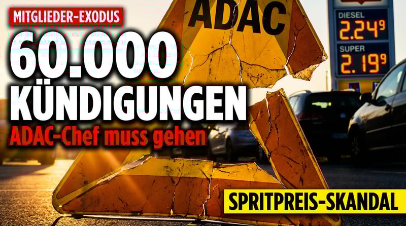 ADAC-Verkehrspräsident stürzt nach Spritpreis-Skandal – 60.000 Mitglieder kehren dem Club den Rücken