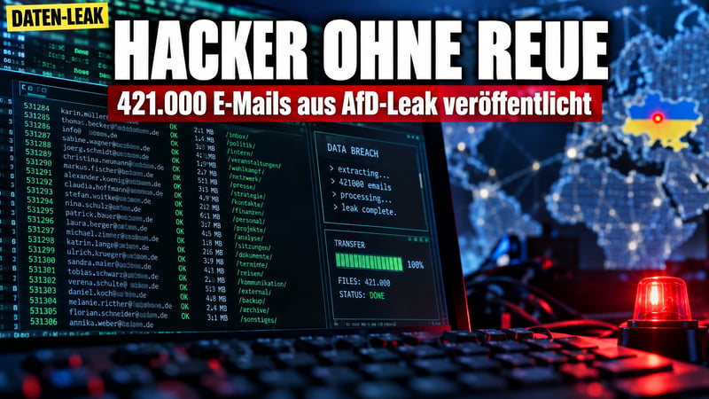AfD-Leak: Hacker „Ver“ will aus der Ukraine stammen – und bereut nichts
