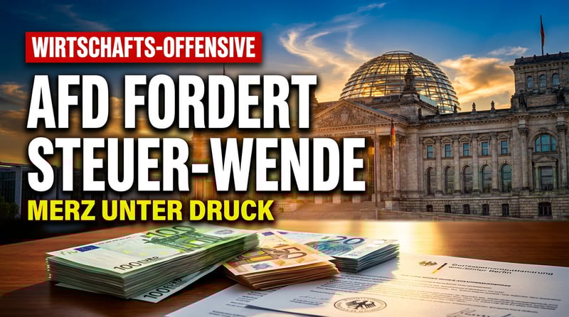 AfD setzt auf wirtschaftspolitische Offensive: Steuersenkungen, günstige Energie und Bürokratieabbau