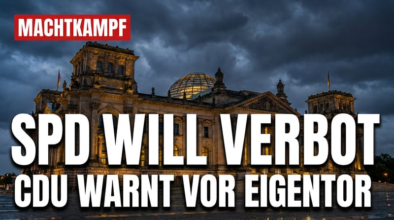 AfD-Verbotsdebatte: SPD spielt mit dem Feuer der Demokratie – Union tritt auf die Bremse