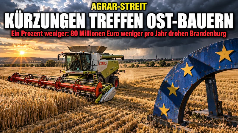 Agrar-Hammer aus Brüssel: Ost-Bauern drohen Millionenverluste!