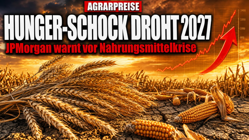 Agrarpreise brechen aus: JPMorgan warnt vor Hunger-Schock 2027