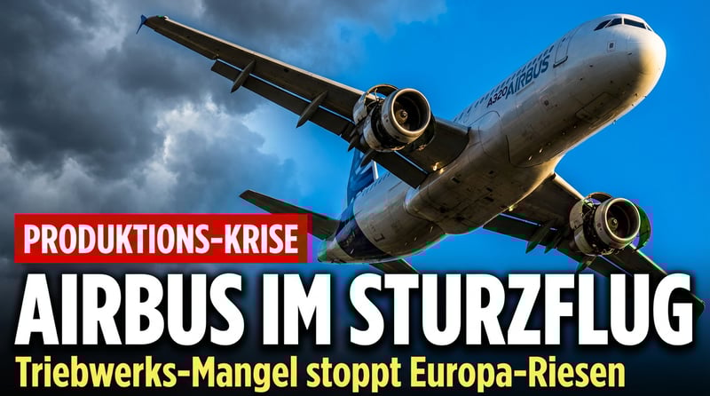 Airbus im Sturzflug: Triebwerksmangel zwingt Europas Luftfahrtriesen in die Knie
