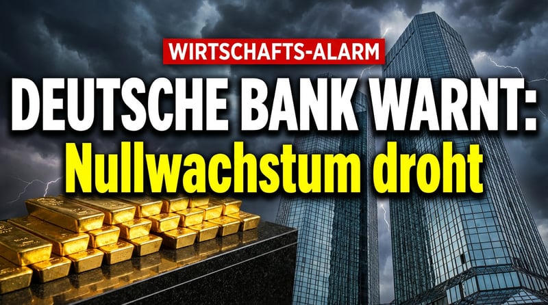 Alarmsignal aus der Finanzwelt: Deutsche Bank warnt vor dem wirtschaftlichen Niedergang Deutschlands