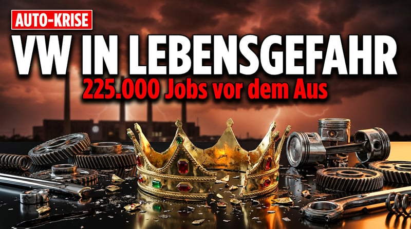 Alarmstufe Rot in Wolfsburg: Wie die Ampel-Erbschaft die Krone der deutschen Autoindustrie zertrümmert