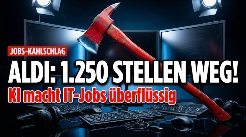 Aldi Süd schwingt die Axt: 1.250 Stellen fallen dem KI-Wahn zum Opfer