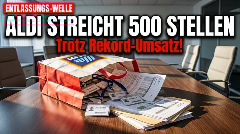 Aldi Süd streicht hunderte Stellen – Mitarbeiter sprechen von „unsozialen Zügen"