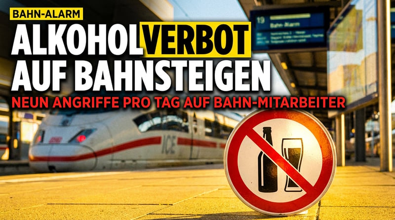 Alkoholverbot auf Bahnsteigen: Symptombekämpfung statt echter Lösungen